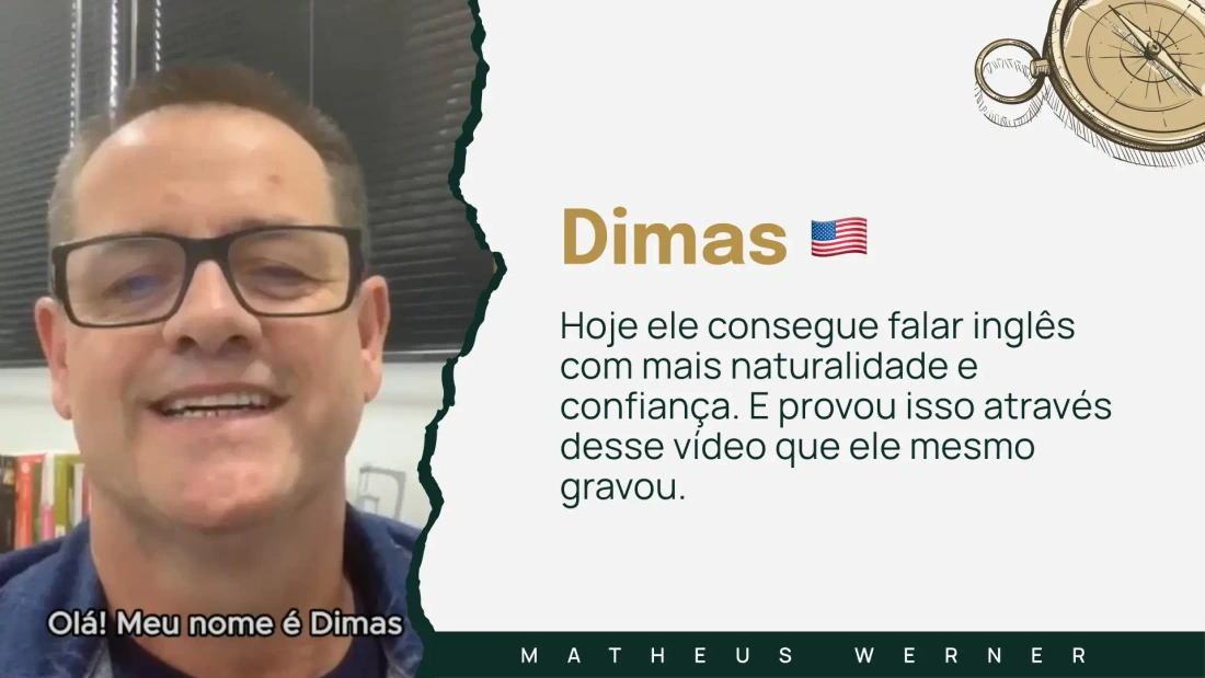 Depoimento de aluno do Cronograma dos Fluentes